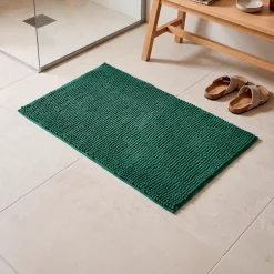 Wenko Allstar Chenille Bademåtte - Grøn - 50x80 cm