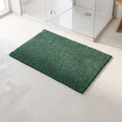Wenko Allstar Chenille Bademåtte - Grøn - 50x80 cm