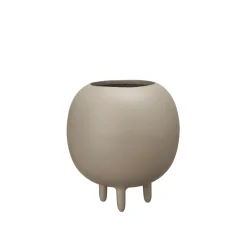 Wikholm Sonia urtepotteskjuler - Small, Mat Linen