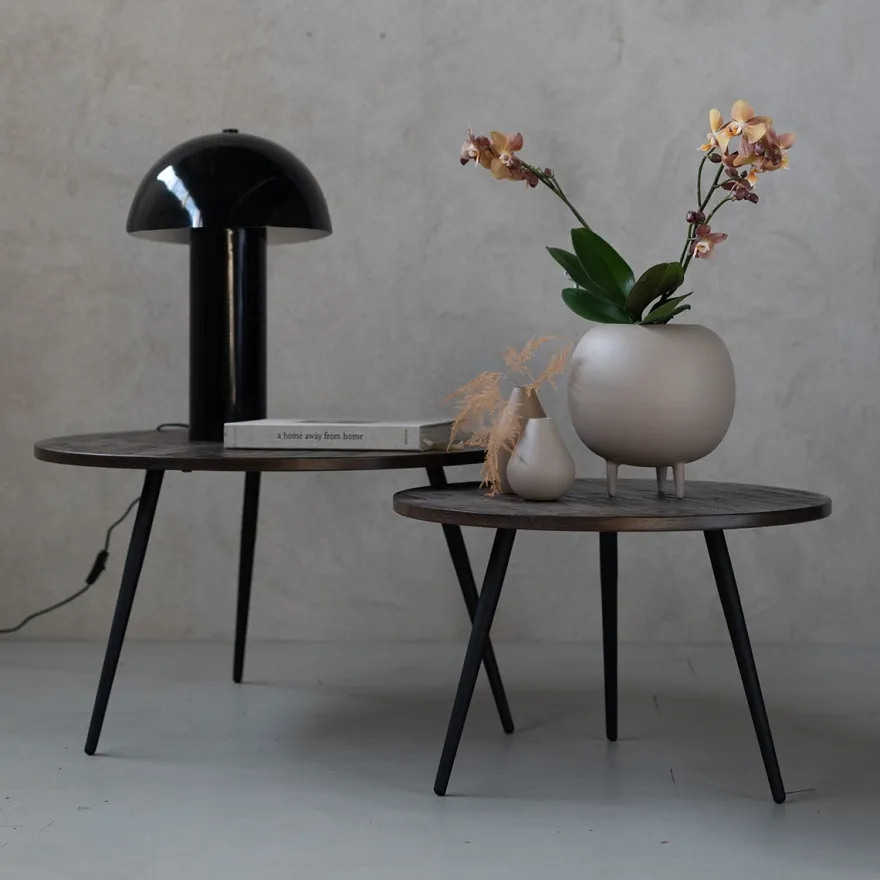 Wikholm Sonia urtepotteskjuler - Small, Mat Linen