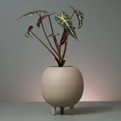Wikholm Sonia urtepotteskjuler - Small, Mat Linen