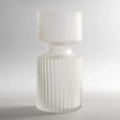 Wikholm Vase til Hyacinter - Frosted, Riffle - LARGE