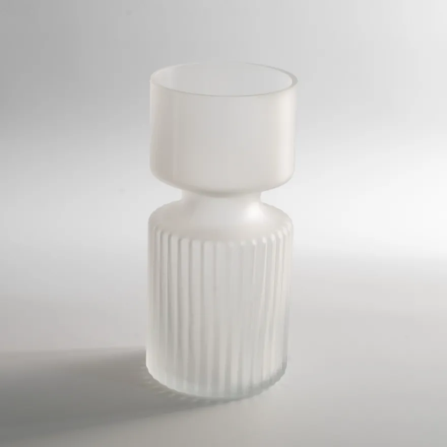 Wikholm Vase til Hyacinter - Frosted, Riffle - LARGE