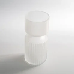 Wikholm Vase til Hyacinter - Frosted, Riffle - LARGE