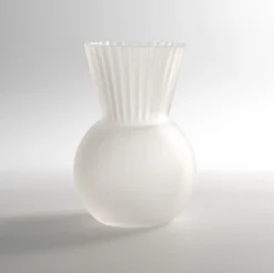 Wikholm Vase til Hyacinter - Frosted, Riffle - SMALL