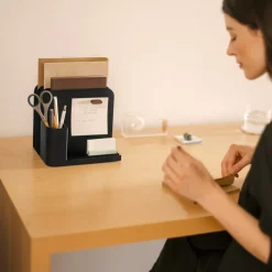 Yamazaki APTO Desk Caddy Skrivebordsorganizer - Sort