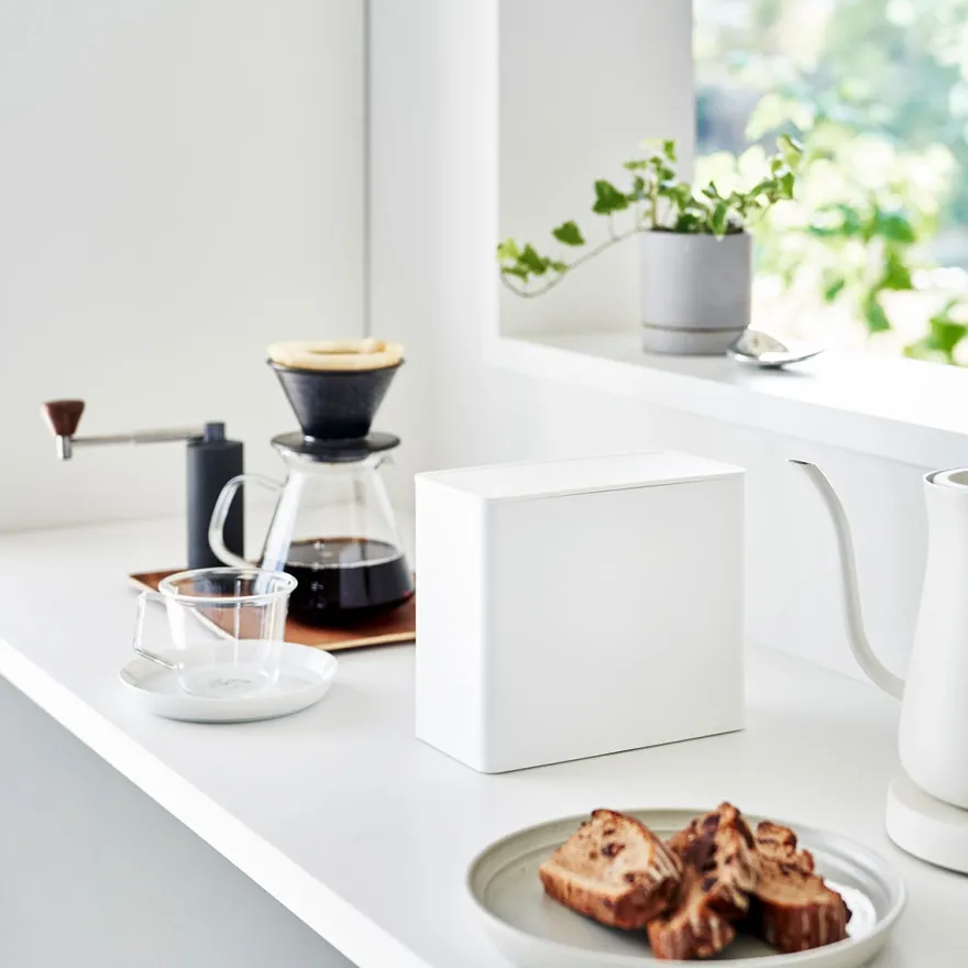 Yamazaki beholder til Kaffefilter/Kaffekapsler - Hvid