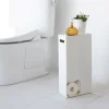 Yamazaki Beholder til toiletpapir, lille til 8 ruller, Hvid