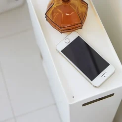 Yamazaki Beholder til toiletpapir, lille til 8 ruller, Hvid