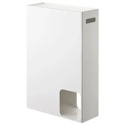 Yamazaki Beholder til toiletpapir, stor til 12 ruller, Hvid