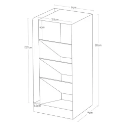 Yamazaki Desk Organizer - Hvid