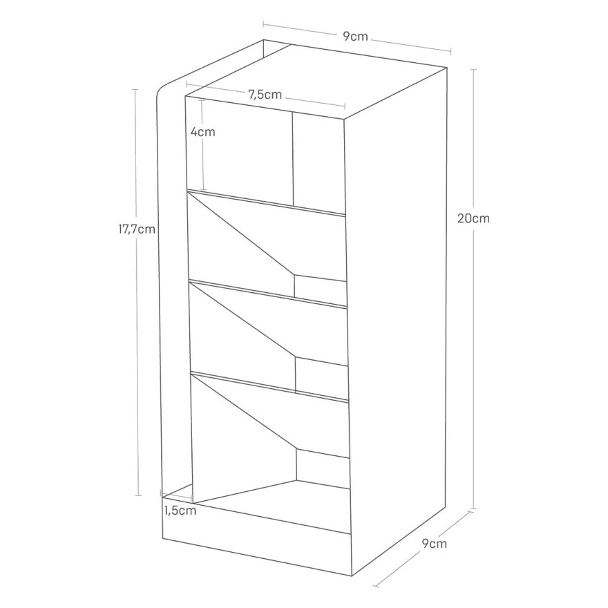 Yamazaki Desk Organizer - Hvid