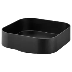 Yamazaki firkantet Turntable / Drejefad - Sort