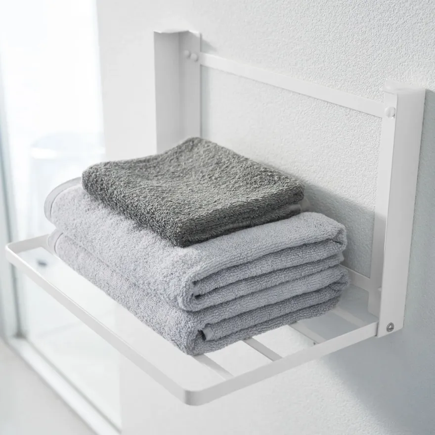 Yamazaki foldbar hylde/tørrestativ - Hvid
