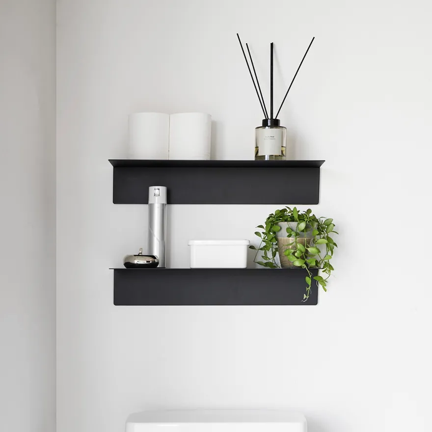Yamazaki Hylde i metal - Sort, 50cm.