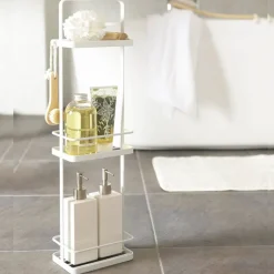 Yamazaki Hylde til badeværelset - Tower Rack, hvid