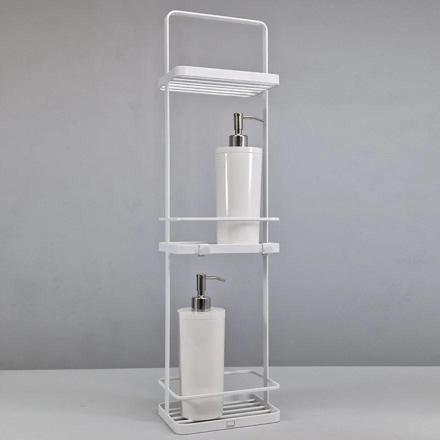 Yamazaki Hylde til badeværelset - Tower Rack, hvid