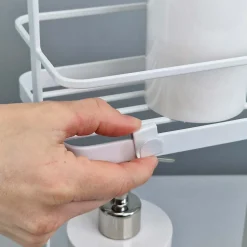 Yamazaki Hylde til badeværelset - Tower Rack, hvid