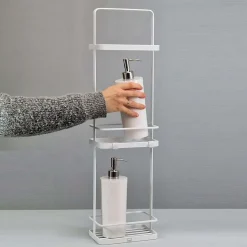 Yamazaki Hylde til badeværelset - Tower Rack, hvid