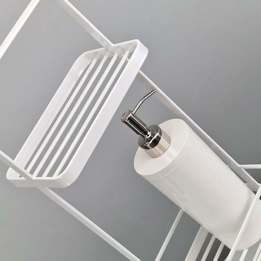 Yamazaki Hylde til badeværelset - Tower Rack, hvid
