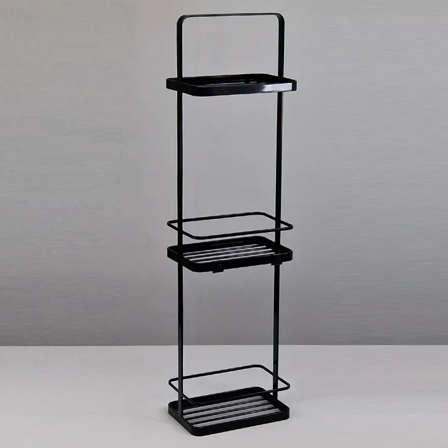 Yamazaki Hylde til badeværelset - Tower Rack, sort