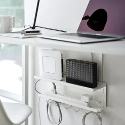 Yamazaki Kabel- og Router organiser - Hvid