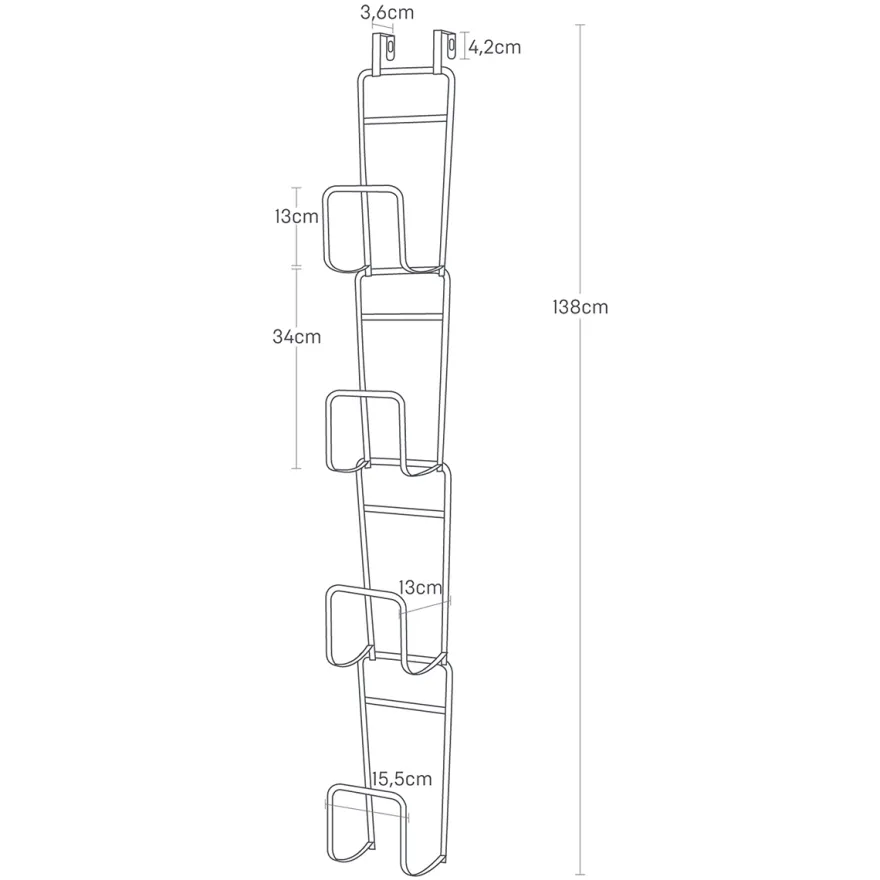 Yamazaki knage til tasker - CHAIN Sort