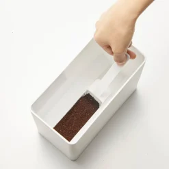 Yamazaki lufttæt beholder til kaffe - Hvid
