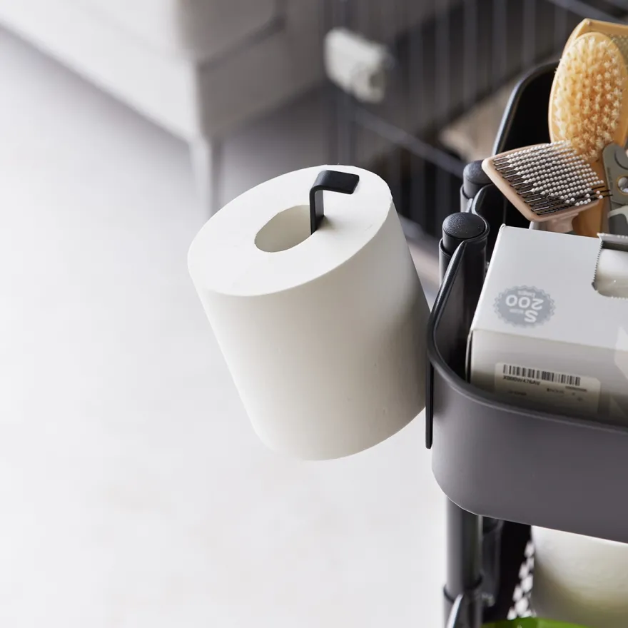 Yamazaki Magnetisk holder til toiletpapir - SORT