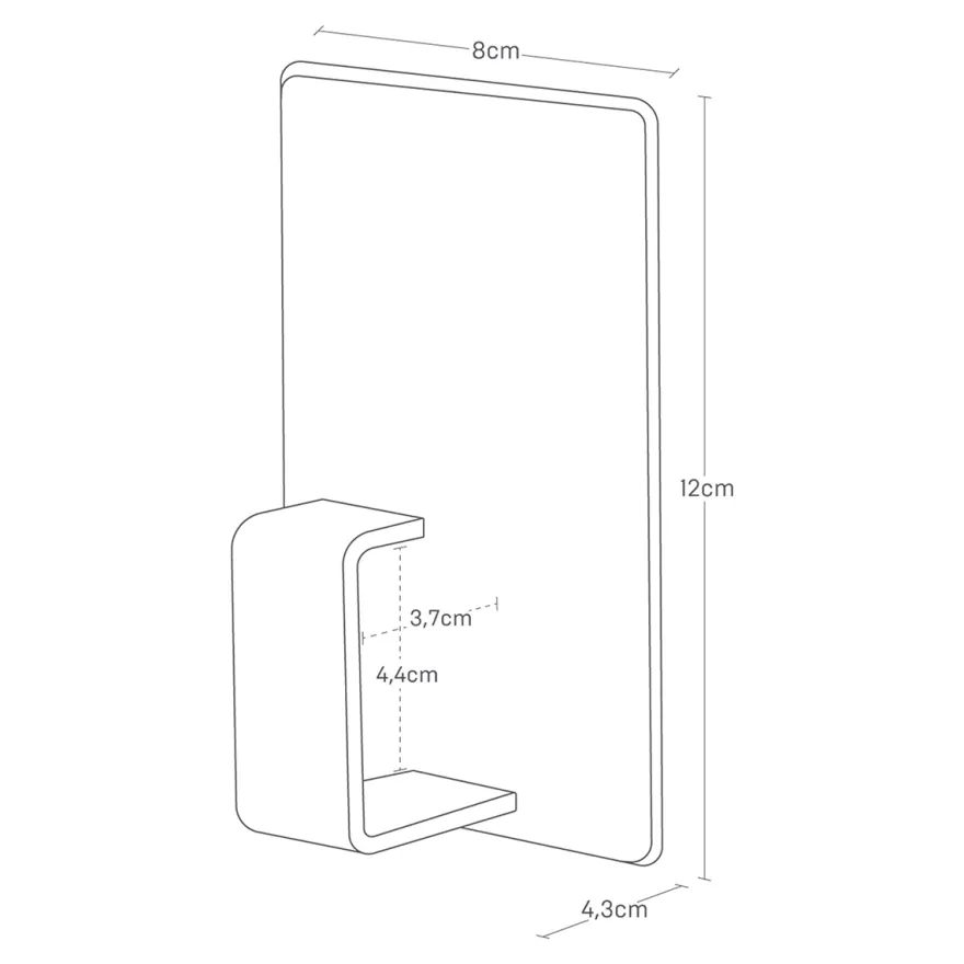 Yamazaki Magnetisk Knage, Hvid