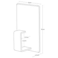 Yamazaki Magnetisk Knage, Sort