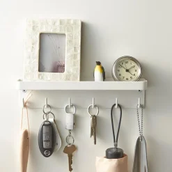 Yamazaki magnetisk nøglebræt med bakke, hvid