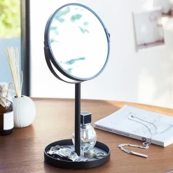 Yamazaki makeup spejl med bakke - Sort