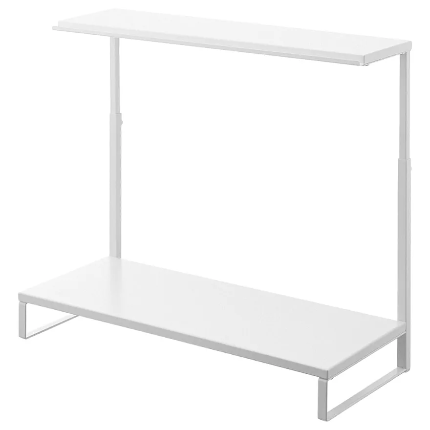 Yamazaki Monitor Stand i to etager, Hvid