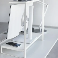 Yamazaki Monitor Stand i to etager, Hvid