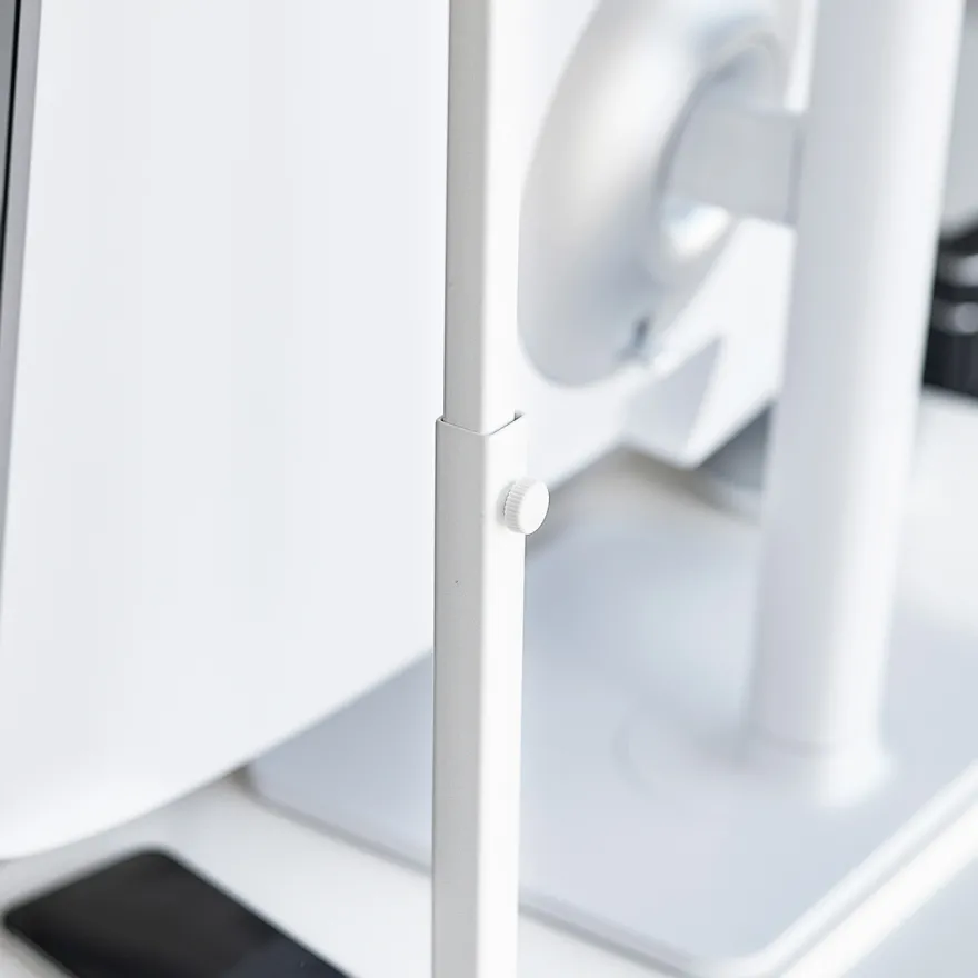 Yamazaki Monitor Stand i to etager, Hvid