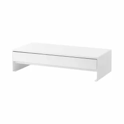Yamazaki Monitor Stand med skuffe. HVID