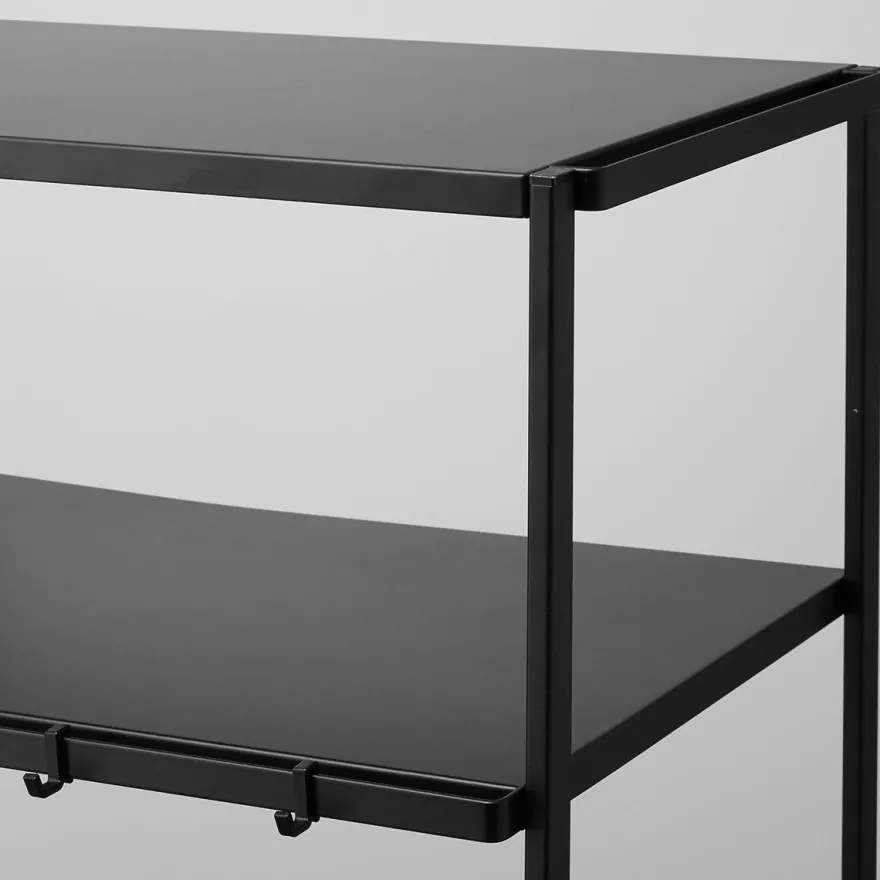 Yamazaki rullevogn med 3 hylder - Sort
