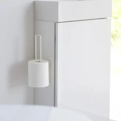 Yamazaki Selvklæbende toiletrulleholder til væggen - FILM, Hvid