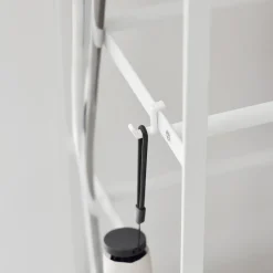 Yamazaki Skoreol på hjul - 5 hylder og topplade - HVID