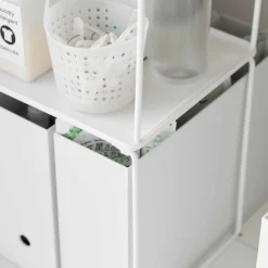 Yamazaki Stabelbar Hylde i metal - Large, HVID