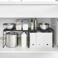 Yamazaki Stabelbar Hylde i metal - Large, SORT