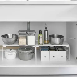 Yamazaki Stabelbar Hylde i metal - Medium, HVID