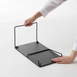 Yamazaki Stabelbar Hylde i metal - Medium, SORT