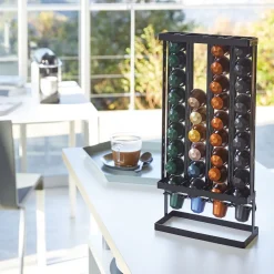 Yamazaki stativ til nespresso kaffekapsler - Sort