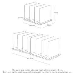 Yamazaki Taske Organizer til skabet - Hvid