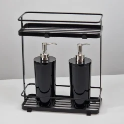 Yamazaki 2 Tier Tower Rack til Shampoo - Sort