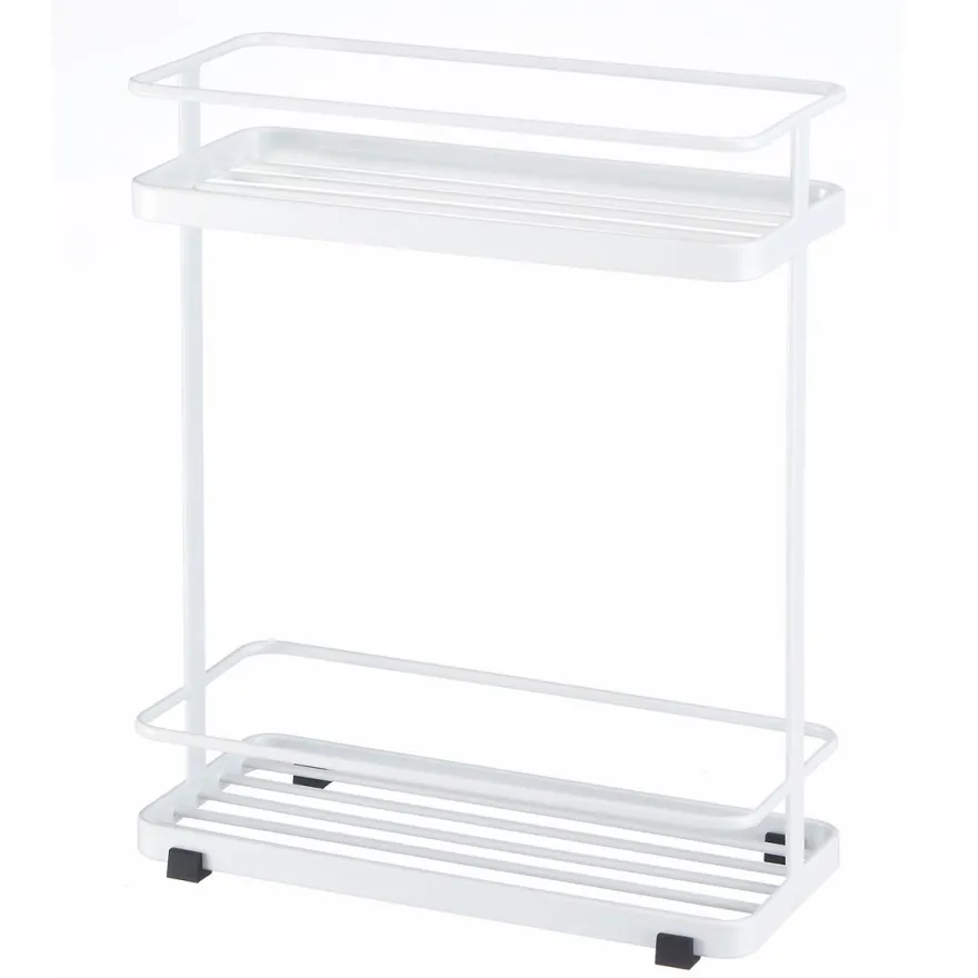 Yamazaki 2 tier Tower Rack til Shampoo, hvid