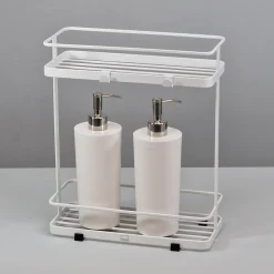 Yamazaki 2 tier Tower Rack til Shampoo, hvid