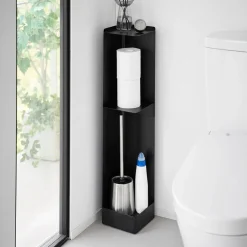 Yamazaki Toilet Organizer på Hjul - SORT